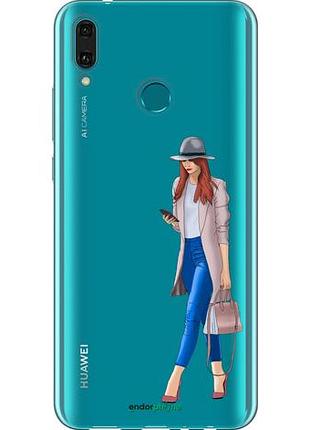 Чехол на huawei y9 2019 девушка 1 "4751u-1602-10746"