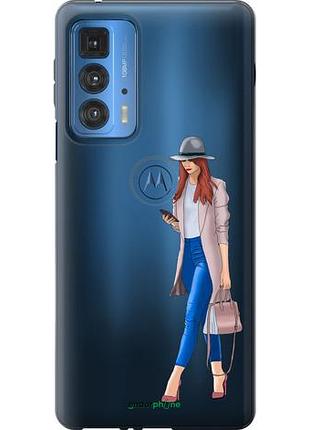 Чохол на motorola edge 20 pro дівчина 1 "4751u-2662-10746"