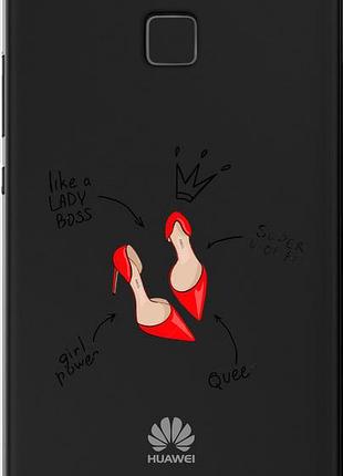 Чехол на huawei p9 lite женщина "4599u-298-10746"