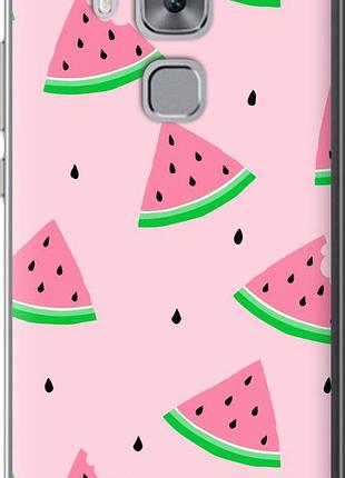 Чохол на huawei nova plus рожевий кавун "4314u-961-10746"