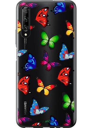 Чохол на huawei p smart pro барвисті метелики "4761u-1906-10746"
