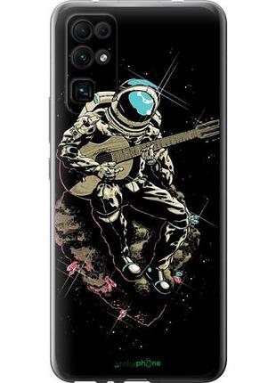 Чехол на huawei honor 30 космонавт с гиратой "4138u-1921-10746"