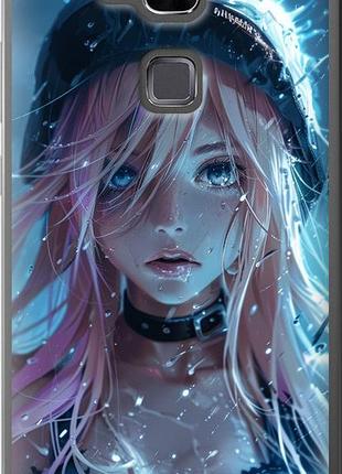 Чехол на huawei ascend mate 7 аниме-дива под дождем "6120u-140-10746"