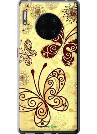 Чехол на huawei mate 30 pro красивые бабочки "4170u-1796-10746"