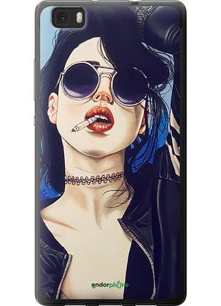 Чохол на huawei ascend p8 lite дівчина на стилі "4151u-126-10746"