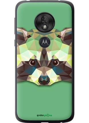 Чехол на motorola moto g7 play енот "1217u-1656-10746"