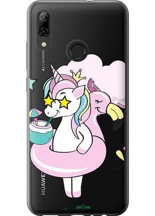 Чехол на huawei p smart 2019 crown unicorn "4660u-1634-10746"