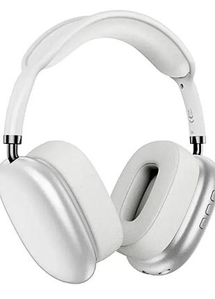 Навушники bluetooth бездротові hoco esd15 накладні з мікрофоном та слотом під карту пам'яті silver