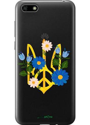 Чехол на huawei y5 2018 герб v3 "5265u-1500-10746"