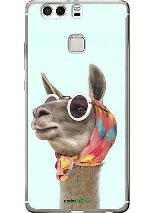 Чехол на huawei p9 plus модная лама "4479u-300-10746"