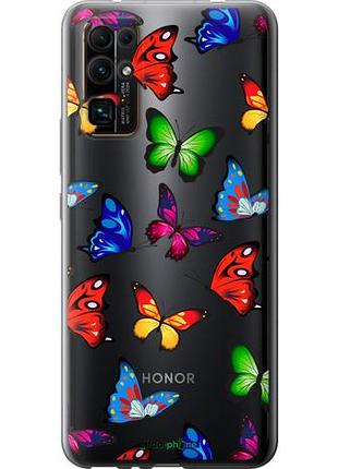 Чехол на huawei honor 30 красочные мотыльки "4761u-1921-10746"