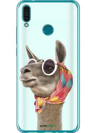 Чехол на huawei y9 2019 модная лама "4479u-1602-10746"