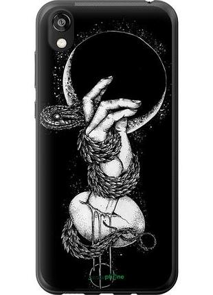 Чехол на huawei honor 8s змея в руке "4149u-1679-10746"