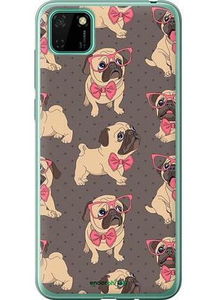 Чехол на huawei y5p мопсики 2 "4362u-1936-10746"