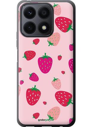 Чехол на huawei honor x8a клубнички "4332u-2963-10746"