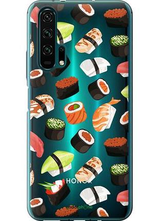 Чехол на huawei honor 20 pro суши "4404u-1702-10746"
