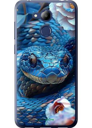 Чехол на huawei honor 6c pro blue snake "6079u-1358-10746"