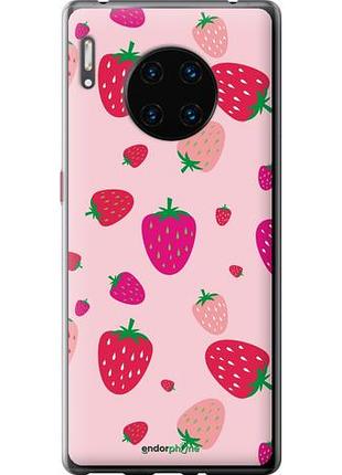 Чехол на huawei mate 30 pro клубнички "4332u-1796-10746"