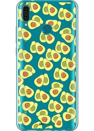 Чехол на huawei y9 2019 весёлые авокадо "4799u-1602-10746"