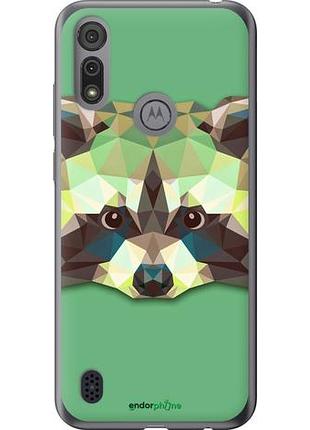 Чехол на motorola e6i енот "1217u-2355-10746"