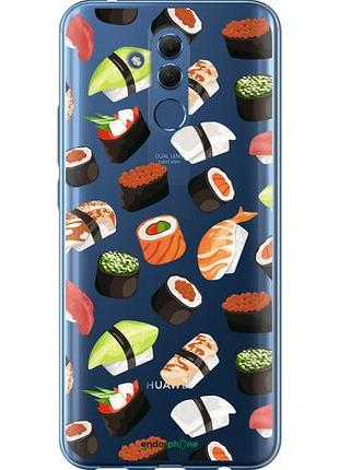 Чехол на huawei mate 20 lite суши "4404u-1575-10746"
