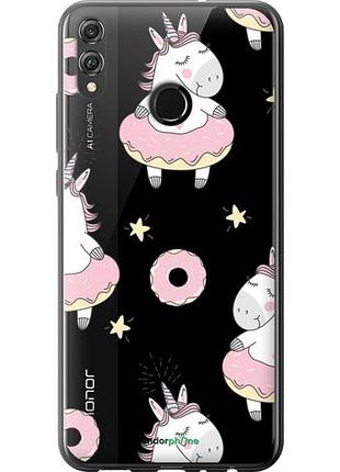 Чехол на huawei honor 8x единорожки "4659u-1596-10746"