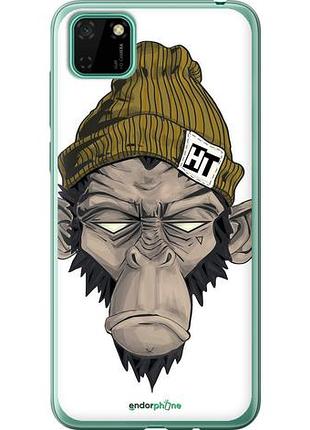 Чехол на huawei y5p обезьяна в шапке "4183u-1936-10746"
