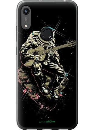 Чехол на huawei honor 8a космонавт с гиратой "4138u-1635-10746"