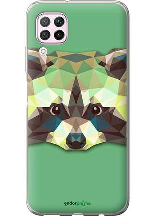 Чехол на huawei p40 lite енот "1217u-1887-10746"