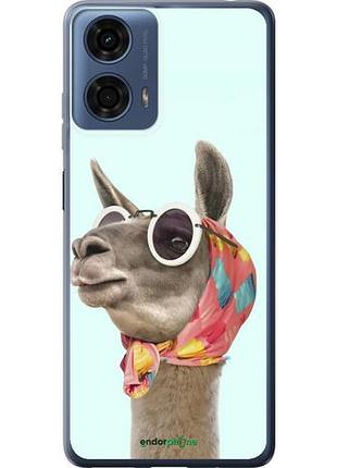 Чехол на motorola moto g24 power модная лама "4479u-3665-10746"
