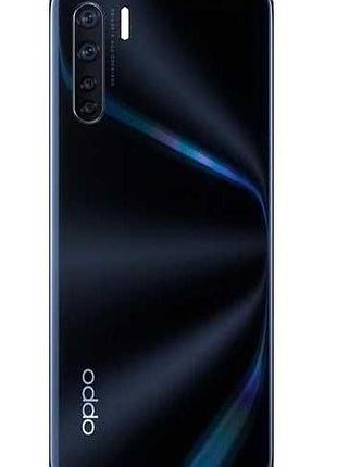 Крышка oppo a91 со стеклом камеры black