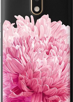 Чехол на motorola moto g4 plus хризантема "4666u-953-10746"
