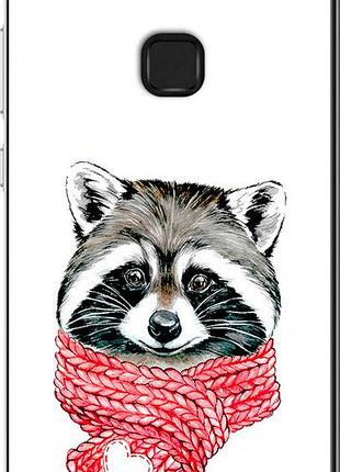 Чехол на huawei p10 lite енот в шарфе "4688u-896-10746"
