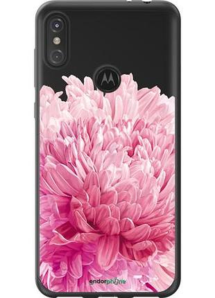 Чехол на motorola one power хризантема "4666u-1588-10746"