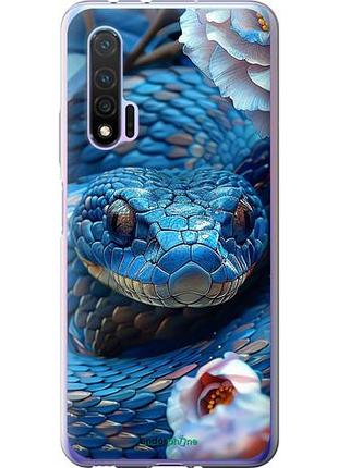 Чехол на huawei nova 6 blue snake "6079u-1821-10746"