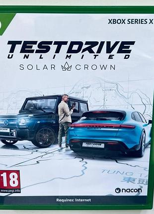Test drive unlimited solar crown, б/у, русские субтитры- диск для xbox series x