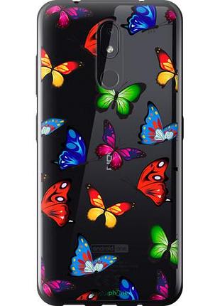 Чохол на nokia 3.2 барвисті метелики "4761u-1705-10746"