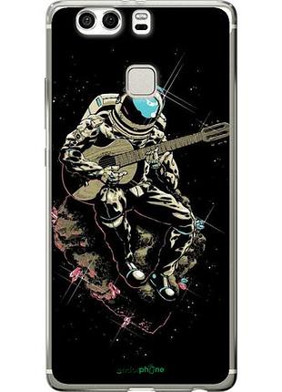 Чехол на huawei p9 plus космонавт с гиратой "4138u-300-10746"