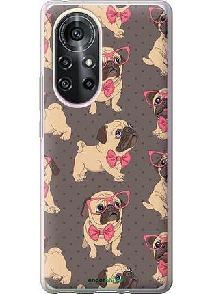 Чехол на huawei nova 8 pro мопсики 2 "4362u-2246-10746"