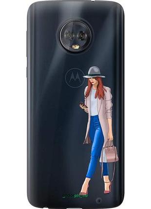 Чохол на motorola moto g6 plus дівчина 1 "4751u-976-10746"