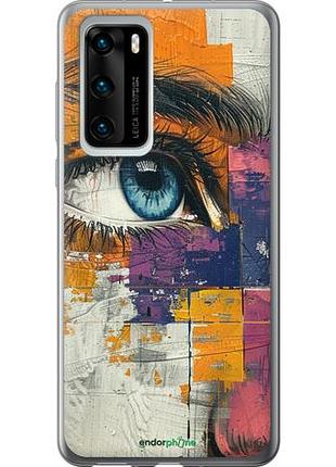 Чехол на huawei p40 цветная фреска "6032u-1840-10746"