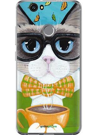 Чехол на huawei nova cat&coffee "4053u-439-10746"