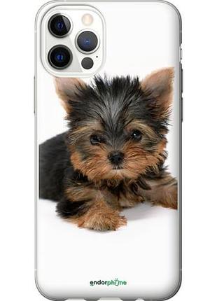 Чохол на iphone 12 цуценя йоркширського тер'єра "931u-2053-10746"