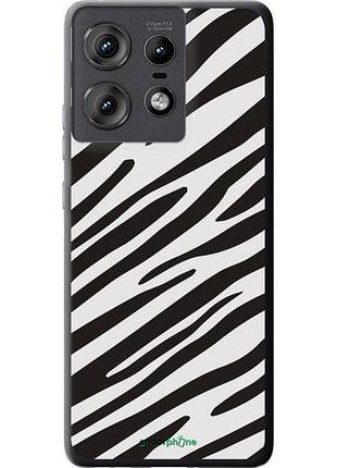 Чехол на motorola edge 50 pro 5g классическая зебра "4874u-3710-10746"