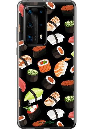 Чехол на huawei p40 pro plus суши "4404u-1917-10746"