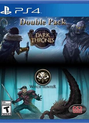 Дискова версія гри dark thrones + witch hunter double pack ps4 / ps5