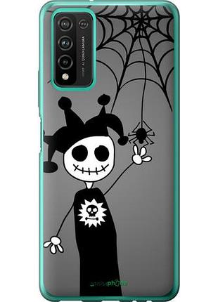 Чехол на huawei honor 10x lite happy halloween "1188u-2198-10746"