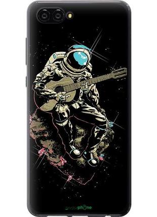 Чехол на huawei nova 2s космонавт с гиратой "4138u-1388-10746"