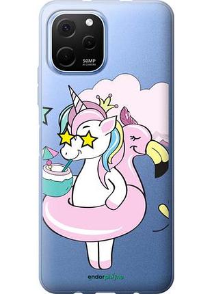 Чехол на huawei nova y61 crown unicorn "4660u-2983-10746"