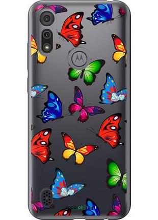 Чохол на motorola e6i барвисті метелики "4761u-2355-10746"
